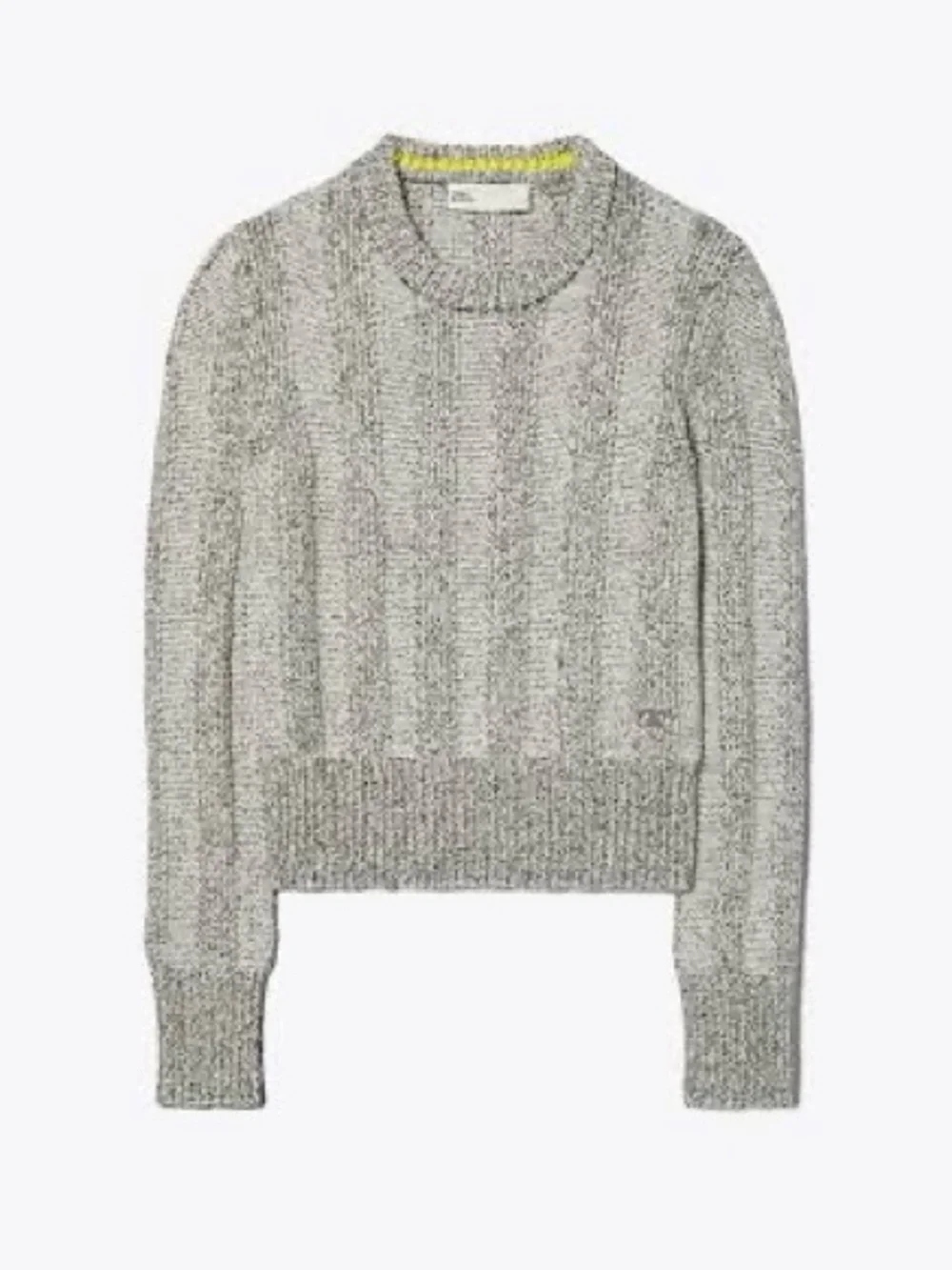 Tory Burch Crewneck Crop Sweater